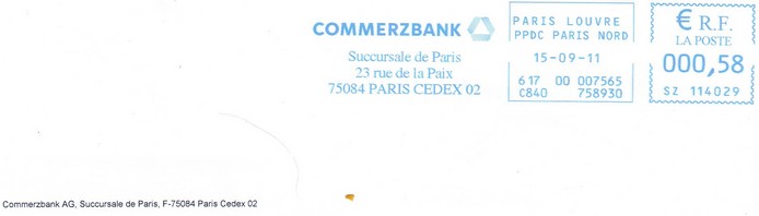 zetrader lettre remboursement 754 euros commerzbank timbre
