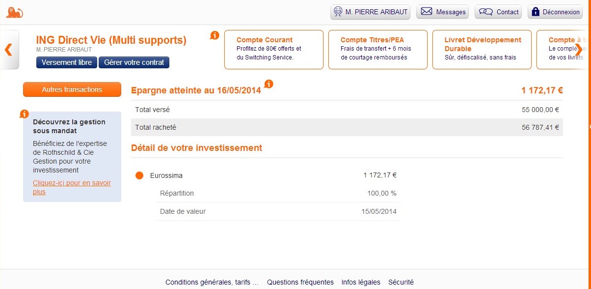 zetrader assurance vie fonds euros ing direct 16 mai 2014